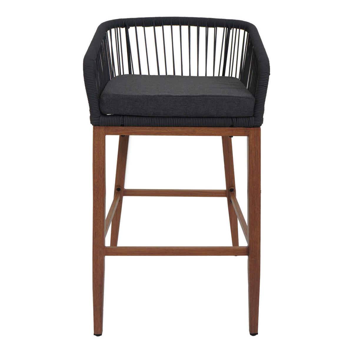 BARSKI STOL Anthracit, temno siva - temno siva/antracit, kovina (51/92/53cm) - MCW