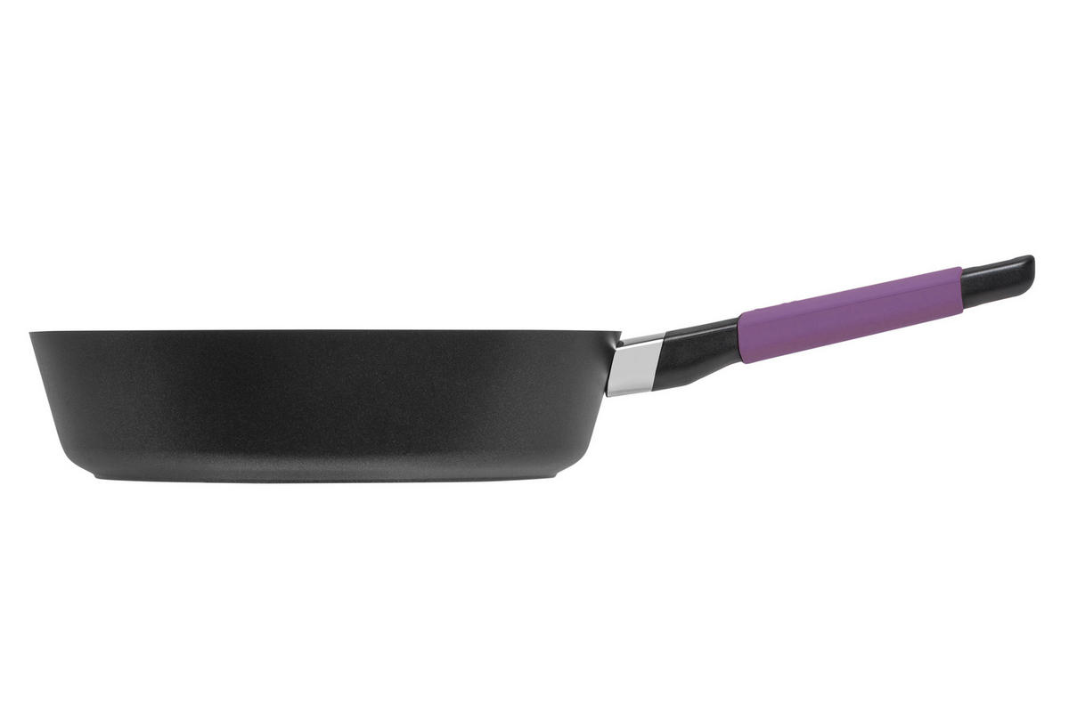 HOCHRANDPFANNE INDUKTION ⌀28cm - AUBERGINE - Aubergine, Kunststoff/Metall (28cm) - Gastrolux