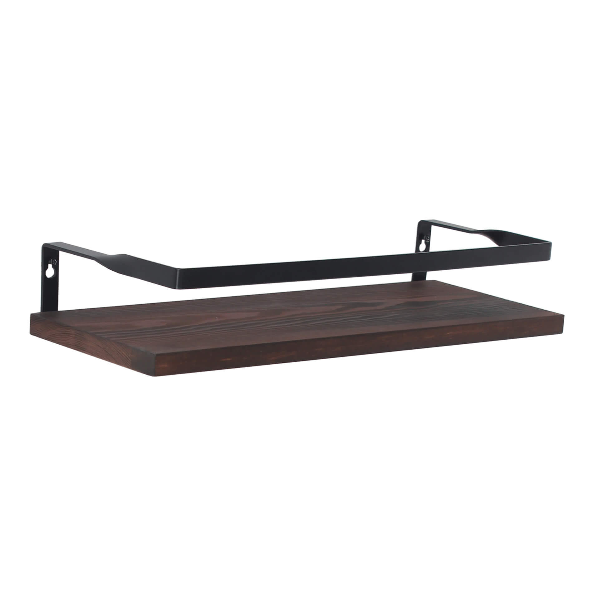 WANDREGALE SET, 2er Set Braun 15/42/13 cm - Braun, Metall (15/13/42cm) - Mobili Rebecca