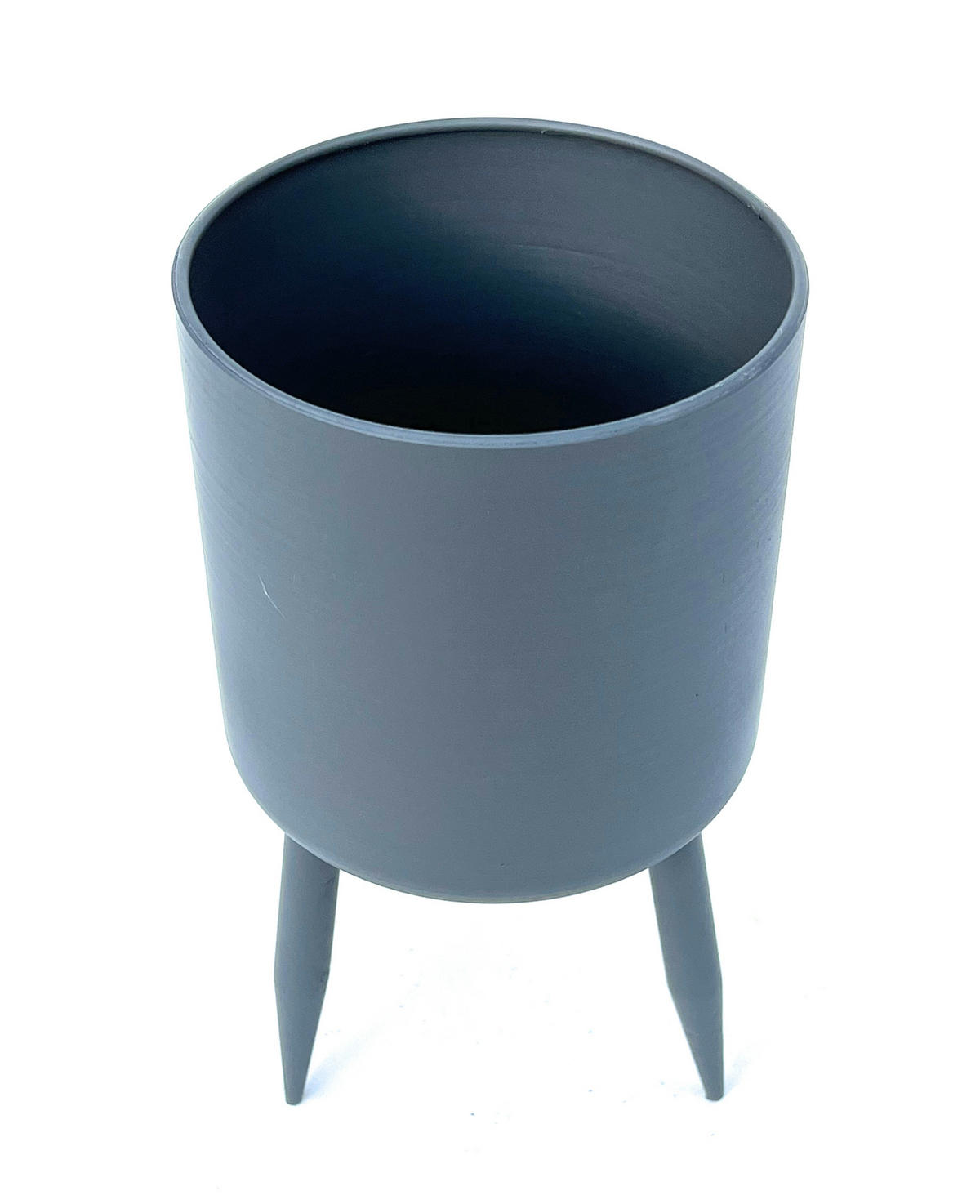 BLUMENTOPF Metall Grau 27 cm 96260 L - Grau, Metall (15/27/15cm) - DanDiBo