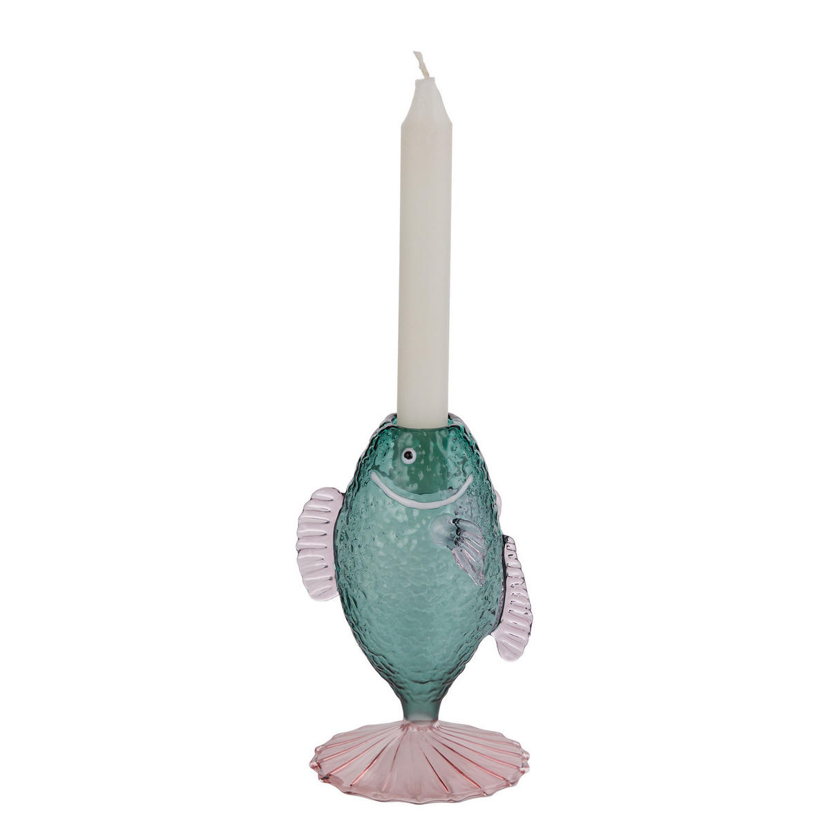 KERZENHALTER Coral Coast - Grün, Glas (9/16/9cm) - Butlers