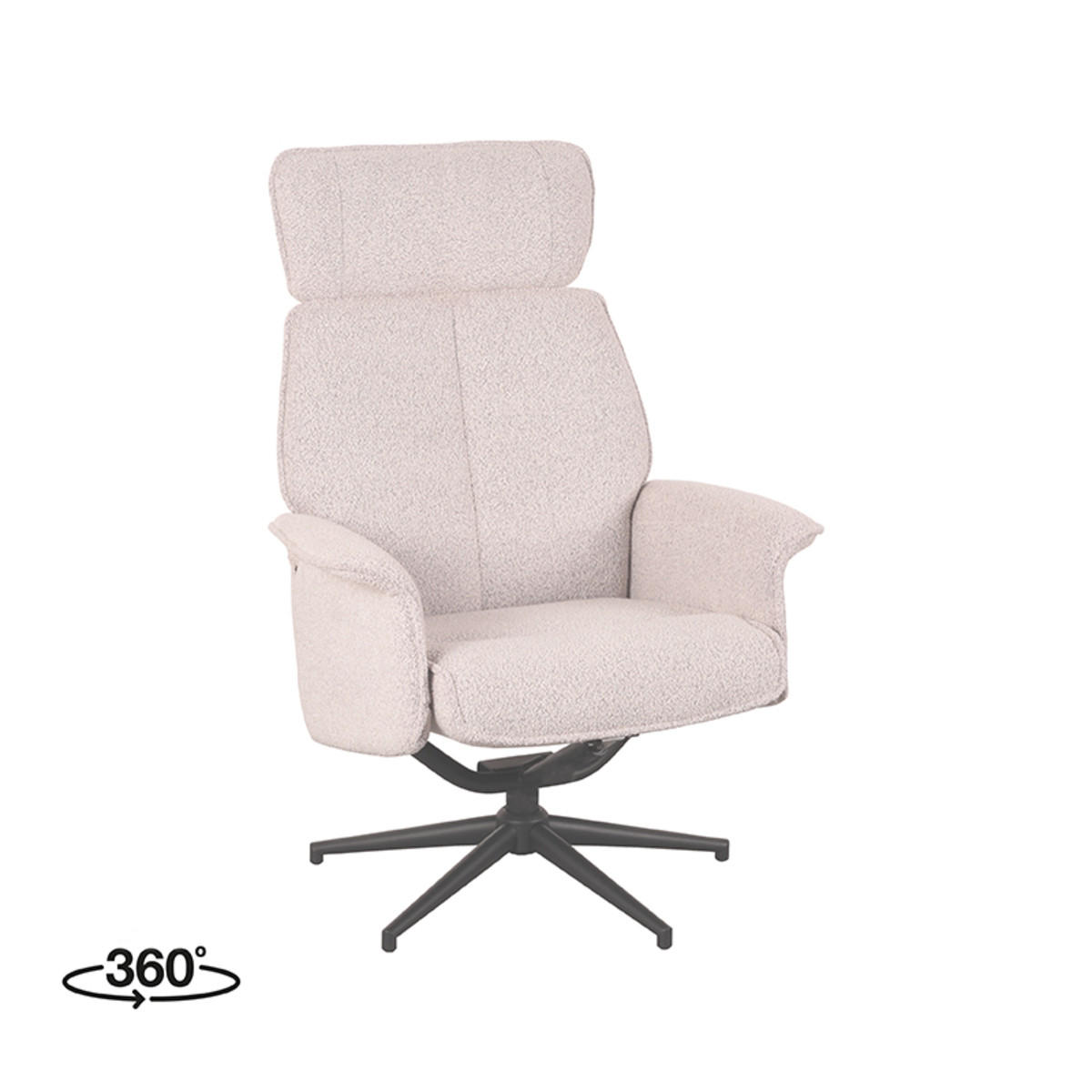 SESSEL Verdal Beige 79/77/109 cm - Beige, Textil (77/109/79cm) - LABEL51