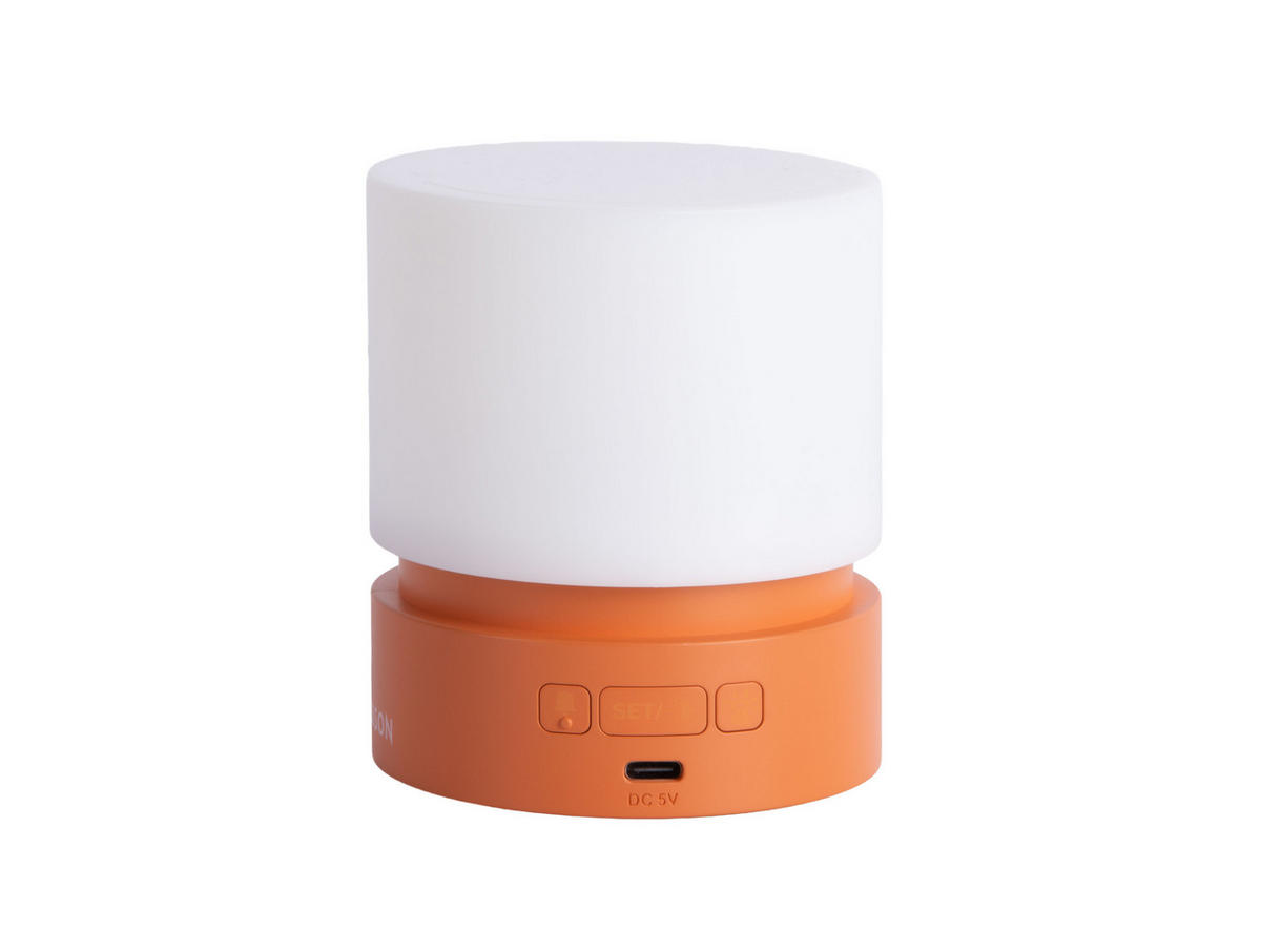 WECKER Pillar Light LED - Orange - 9,6 cm - Orange, Kunststoff (8.2/9/8.2cm) - Karlsson