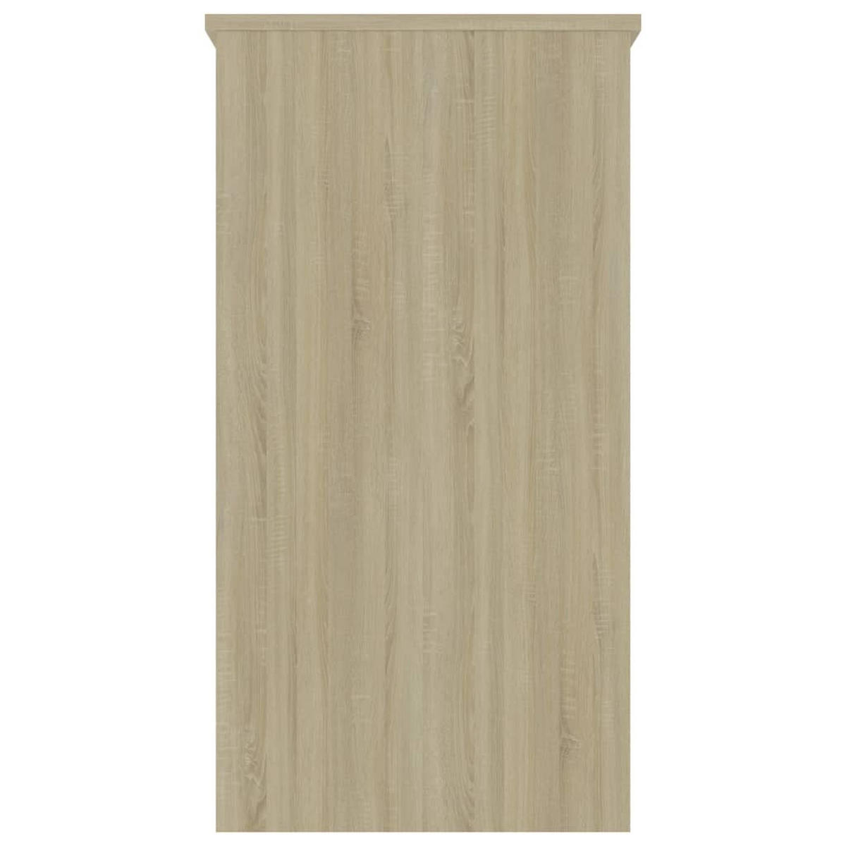 SCHREIBTISCH mit 2 Schubladen 80/40/75 cm aus Holzwerkstoff Sonoma-Eiche Dekor - Sonoma Eiche, Holz (40/80/75cm) - vidaXL