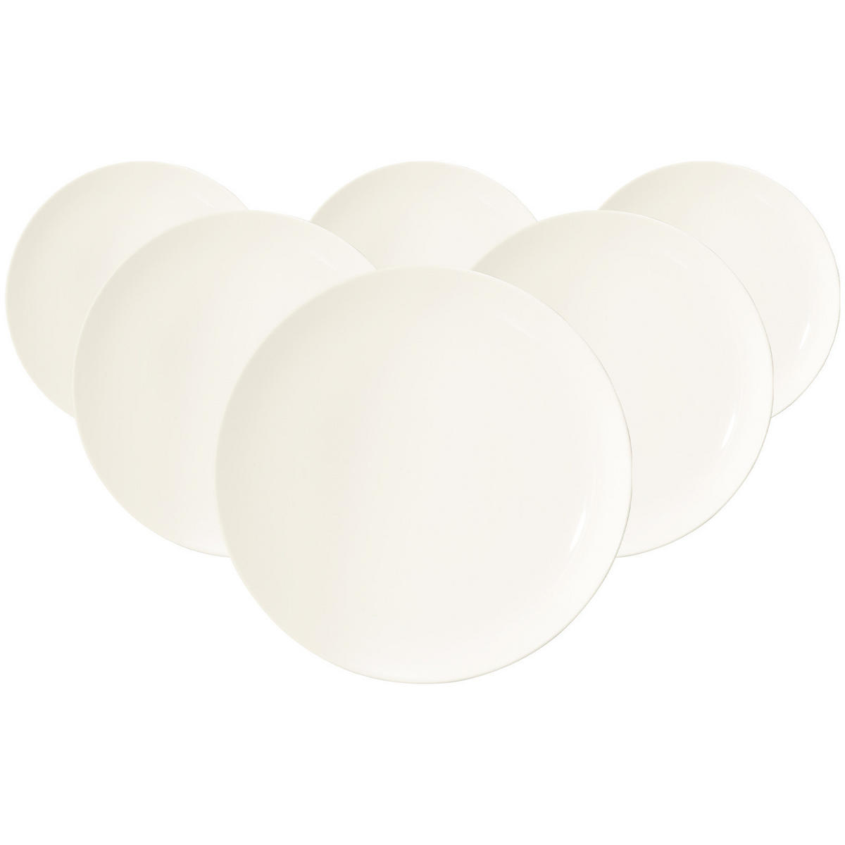 SPEISETELLER Savona Fine Diamond creme ø 27,7 cm 6er Set - Creme, Keramik (27.7cm) - Seltmann Weiden