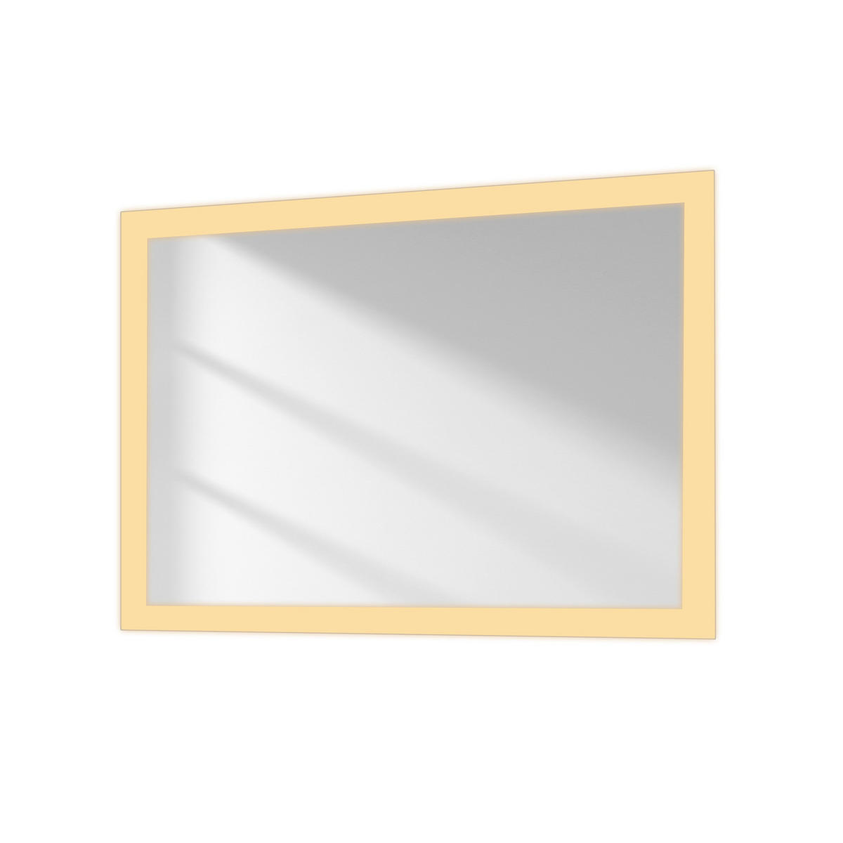 BADSPIEGEL mit Umweltfreundlicher Silberspiegel Beleuchtung 70/50/3,5 cm - Weiß, Glas (50/3.5/70cm) - EMKE