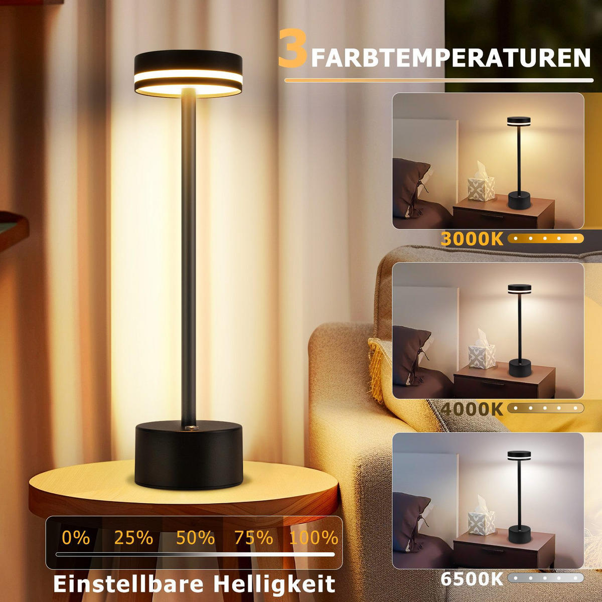 STOLNÍ lampa Aberils LED 8/8/31,5 cm - černá, kov (8/8/31.5cm) - Nettlife