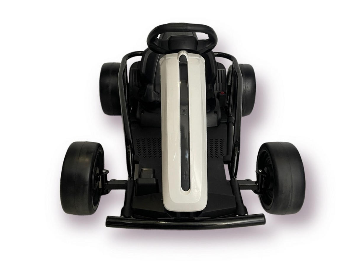 KINDER ELEKTROQUAD Go-Kart weiß - Weiß, Kunststoff (110/77/54cm) - TPFLiving
