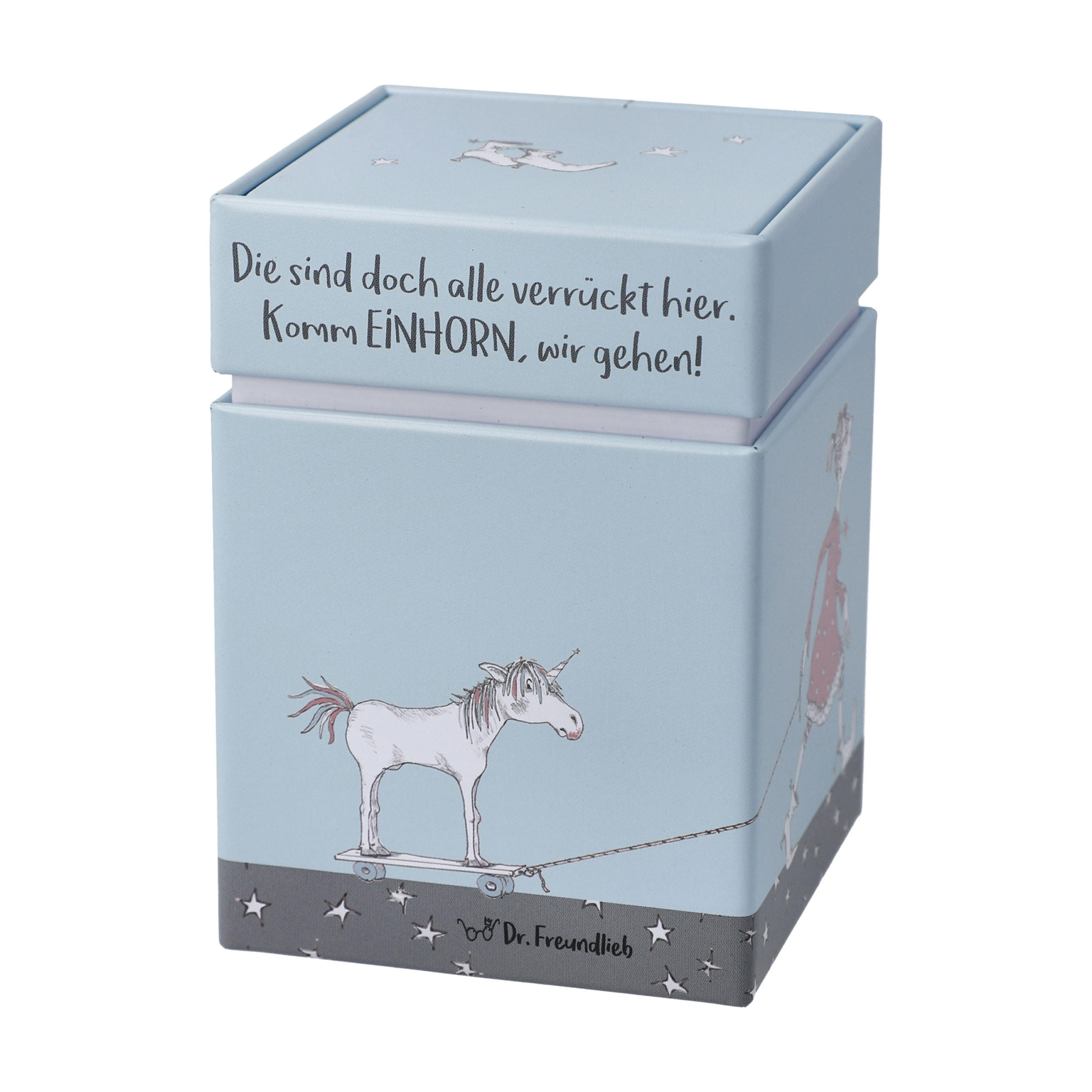 TEEDOSE Barbara Freundlieb - Die sind doch alle verrückt, Metall, Bunt, 600 ml - Multicolor, Metall (7.5/11/7.5cm) - Goebel