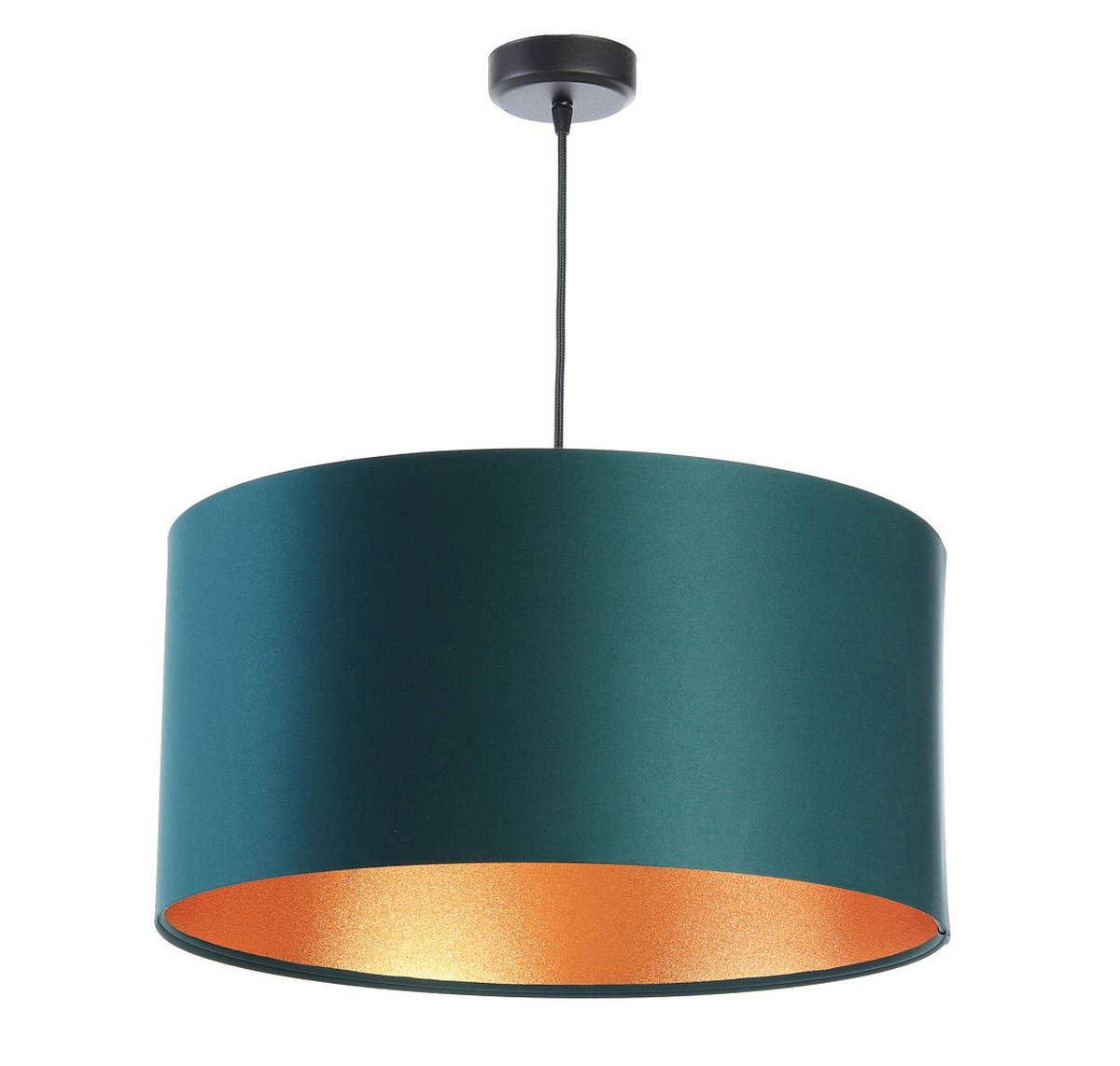 HÄNGELEUCHTE Grün 60/30 cm - Goldfarben/Grün, Kunststoff (60/1.1/30cm) - ONZENO