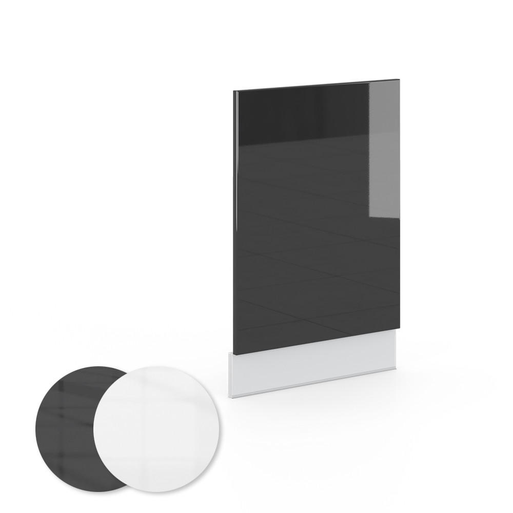FRONTBLENDE Fame-Line Anthrazit Hochglanz 45 cm ohne AP - Schwarz Hochglanz/Anthrazit, Holzwerkstoff (45/67.4/1.6cm) - Vicco