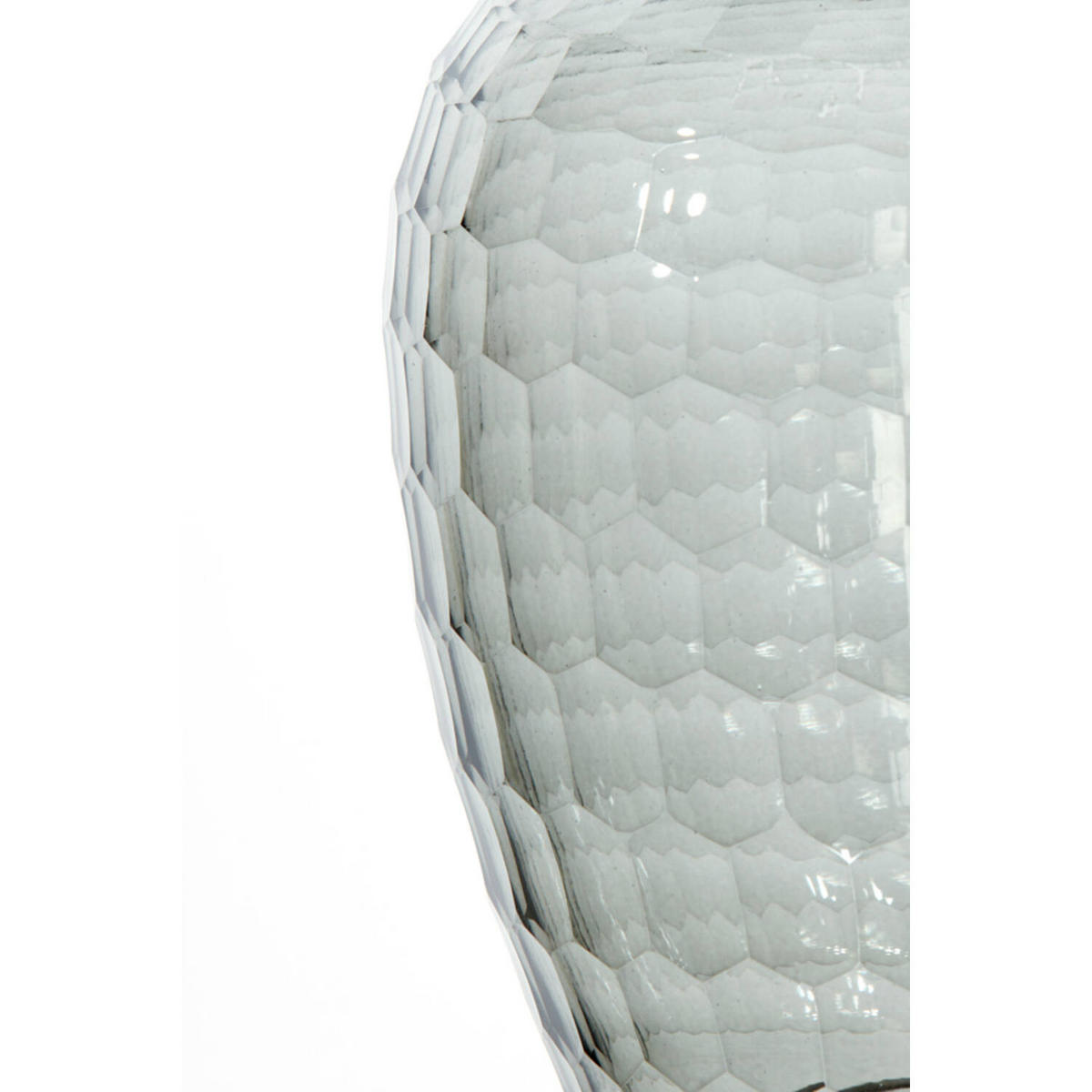 D-HÄNGELAMPE Danita Grau Ø20/26 cm - Grau, Glas (20/20/26cm) - Light & Living