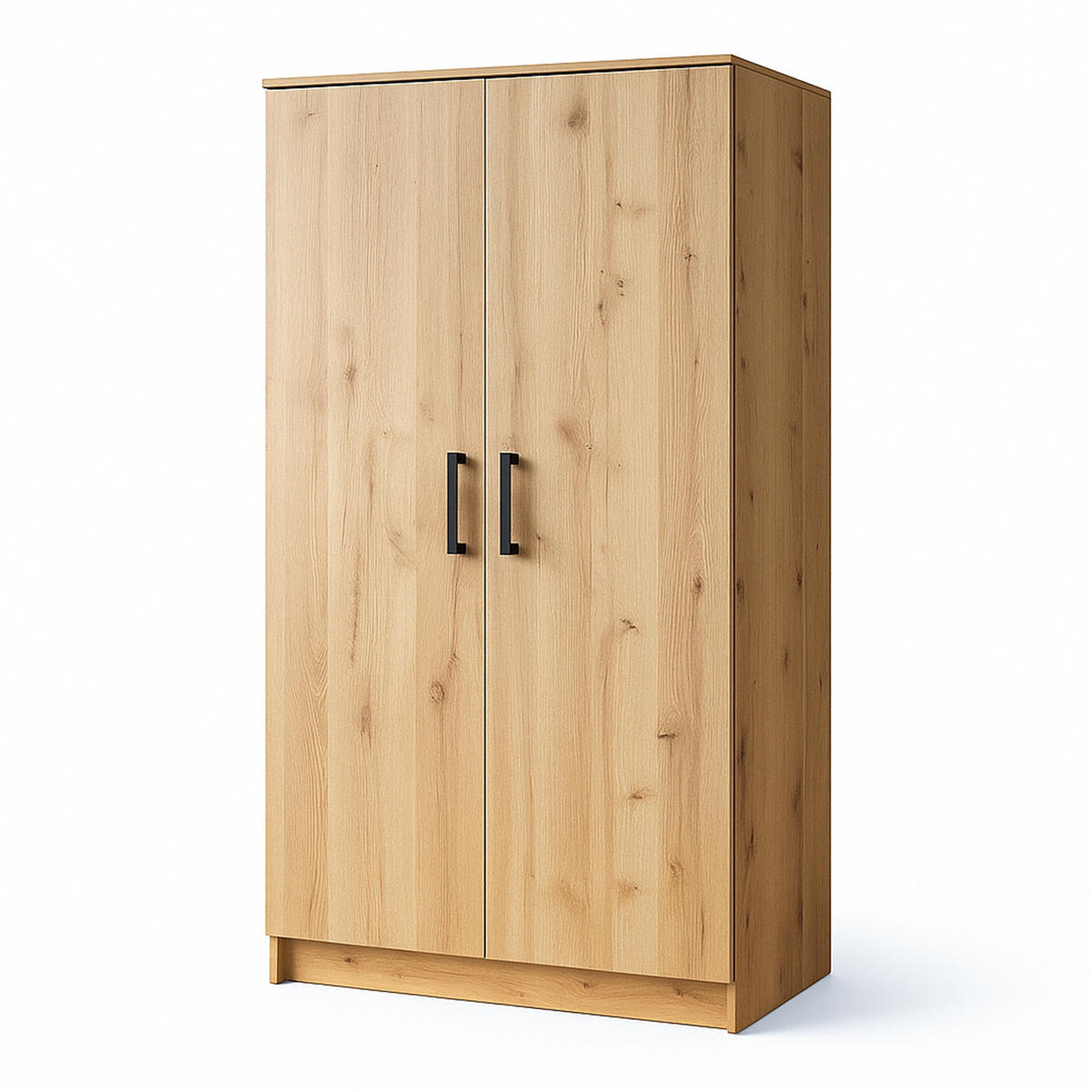 DREHTÜRENSCHRANK SILO 90/180/50 cm 2-türig Eiche Artisan - Eiche Artisan, Holzwerkstoff (90/180/50cm) - MASSENO