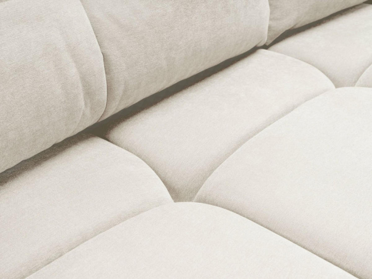 SOFA Ecru BASTO Mit Schlaffunktion - Ecru, Textil (245/86/110cm) - Sepro Meble