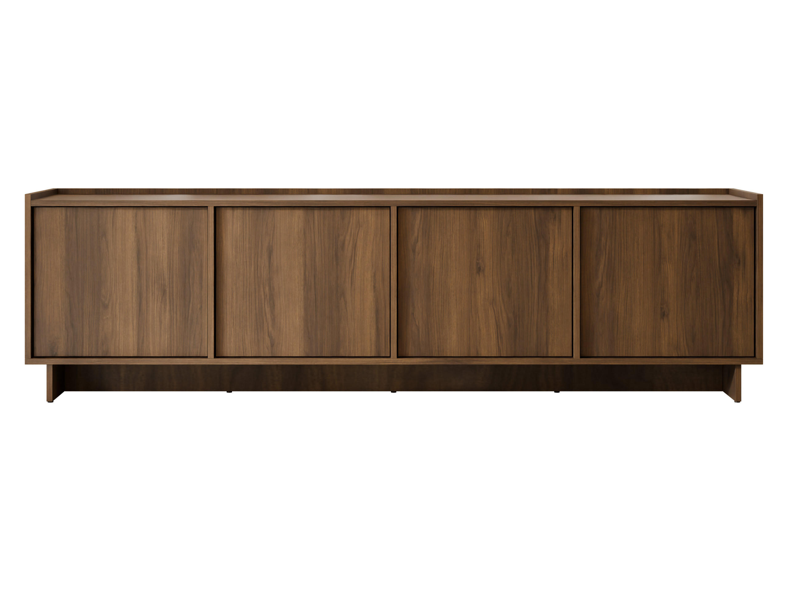Mirjan24 Tv-Lowboard Nussbaum 195x55x39 cm