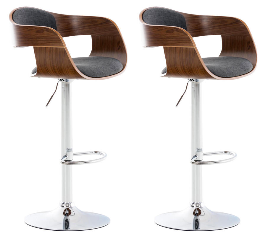 Deluke Barhocker Grau 50x88x48 cm