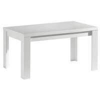 ESSTISCH ausziehbar Eddy 180 x 90 x 78 Esszimmertisch Weiß Matt - Weiß, Holz (180/90/78cm) - 58aufmkessel