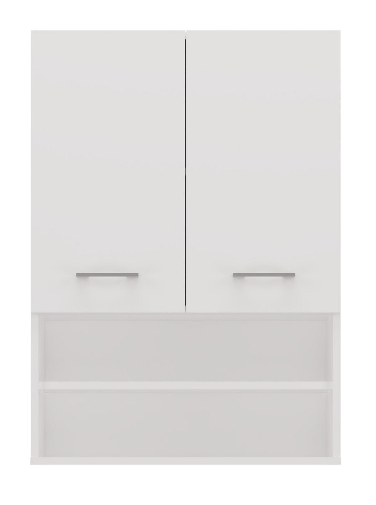 BADEZIMMER-HÄNGESCHRANK POLA MINI DK - WEISS MATT - Weiß, Holzwerkstoff (64/90/30cm) - CDF