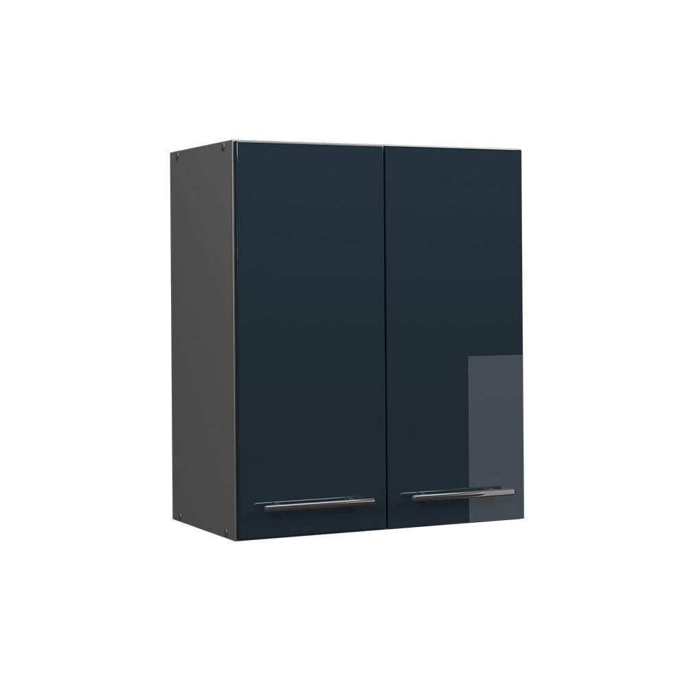 HÄNGESCHRANK Fame-Line Dunkelblau Hochglanz 60 cm - Anthrazit/Dunkelblau, Holzwerkstoff (60/72/34.1cm) - Vicco