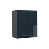 HÄNGESCHRANK Fame-Line Dunkelblau Hochglanz 60 cm - Anthrazit/Dunkelblau, Holzwerkstoff (60/72/34.1cm) - Vicco
