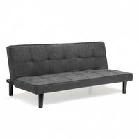 2-SITZER Sofabett Giada - Grau - Grau, Textil (179/76/91cm) - Pasmara