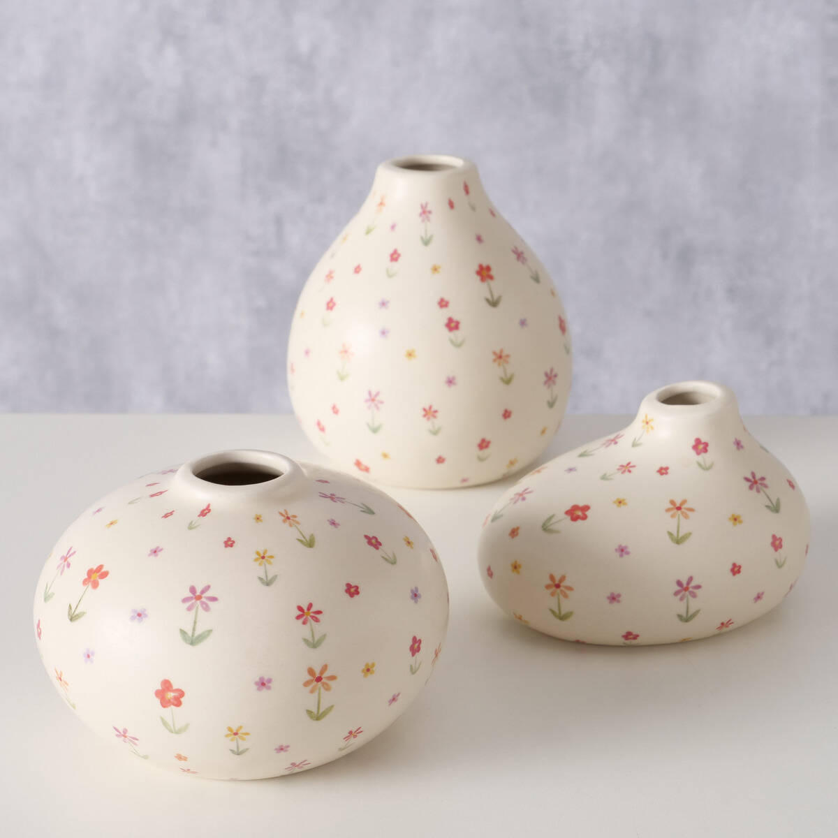BLUMENVASE Blümi - Multicolor, Keramik (10cm) - Boltze Home