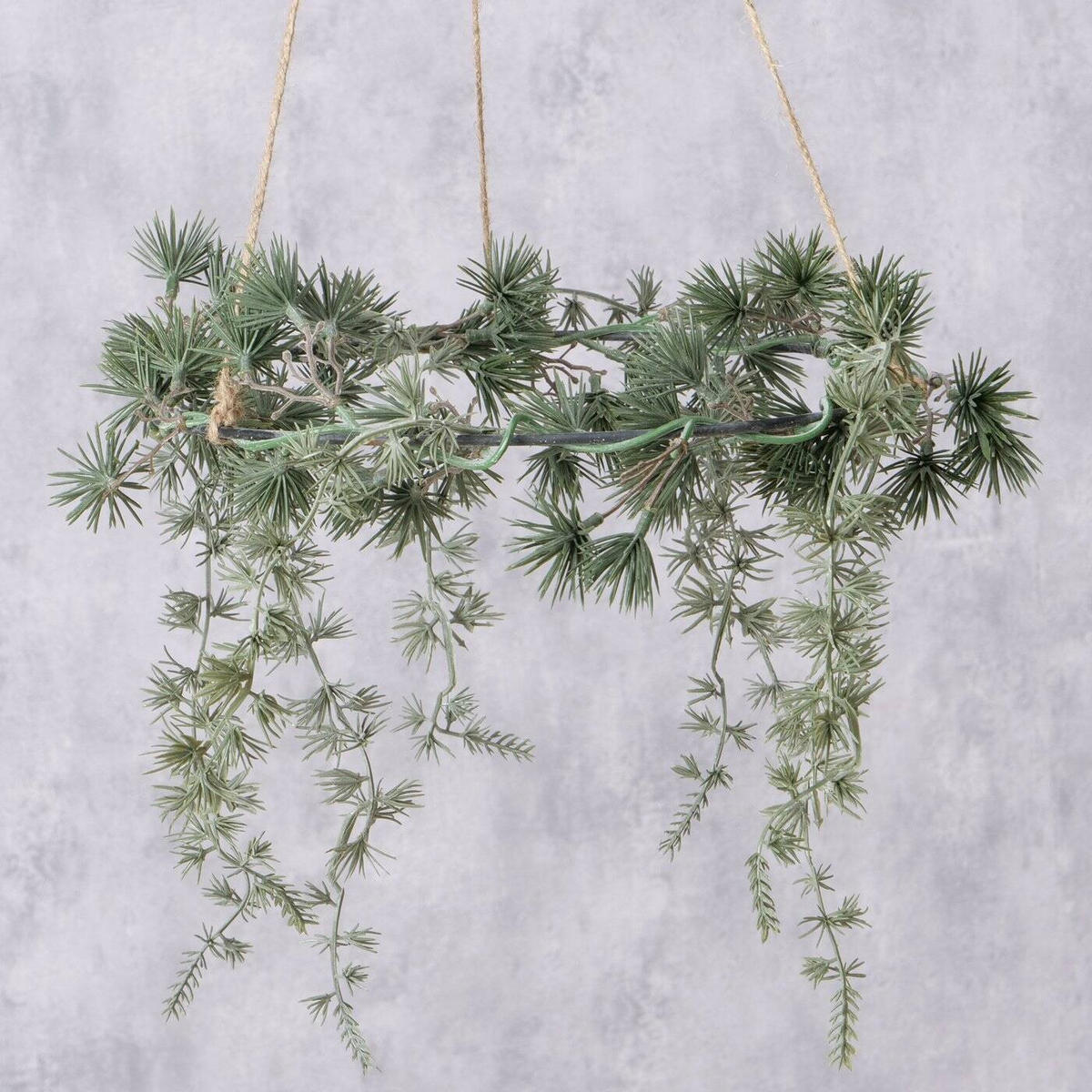 WEIHNACHTSKRANZ Kiefer Ø35 cm - Grün, Kunststoff (35/75/35cm) - Boltze Home