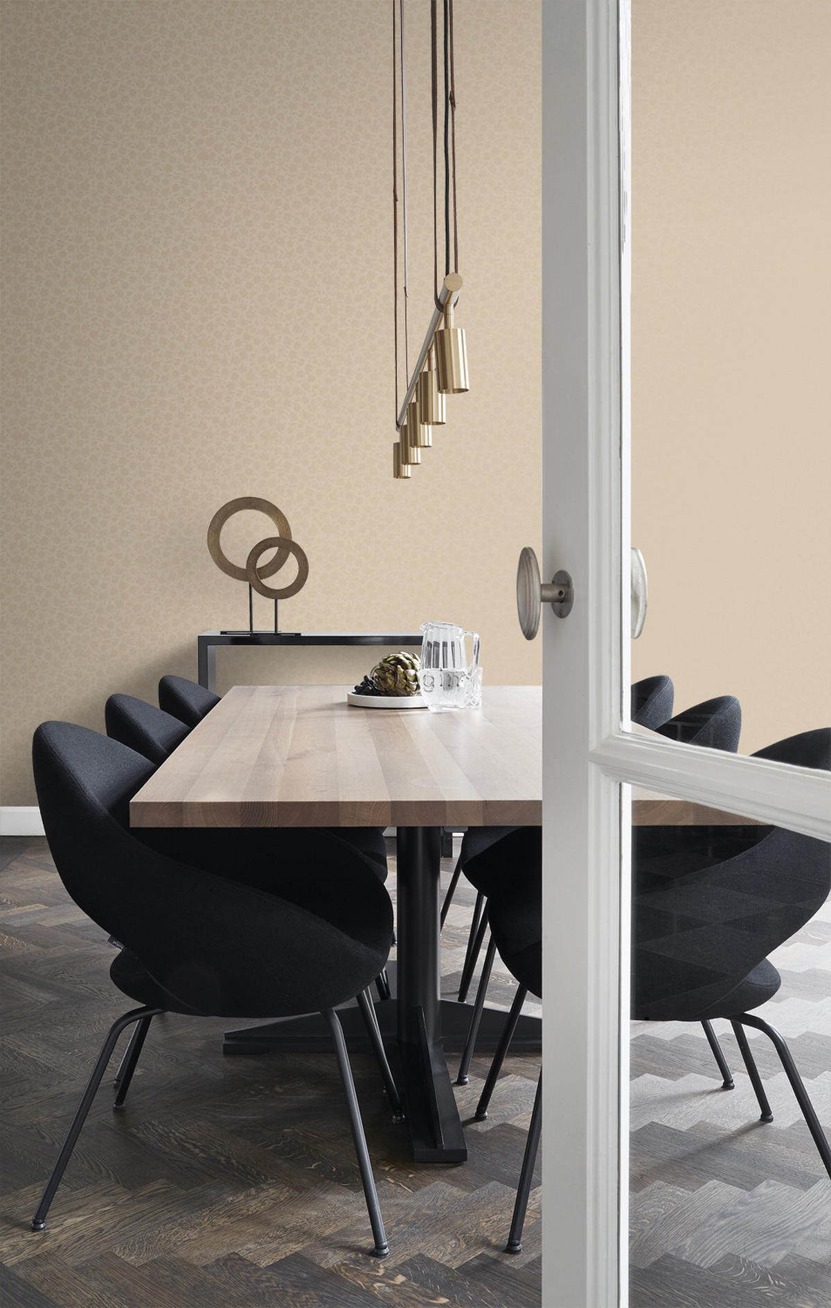 TAPETE Blumen 53 cm x 10.05 m - Weiß, Papier (53/1000cm) - Origin Wallcoverings