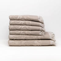 FROTTIERSET Harmony 6-teilig, Baumwolle - Beige, Textil (70/140cm) - SOWL