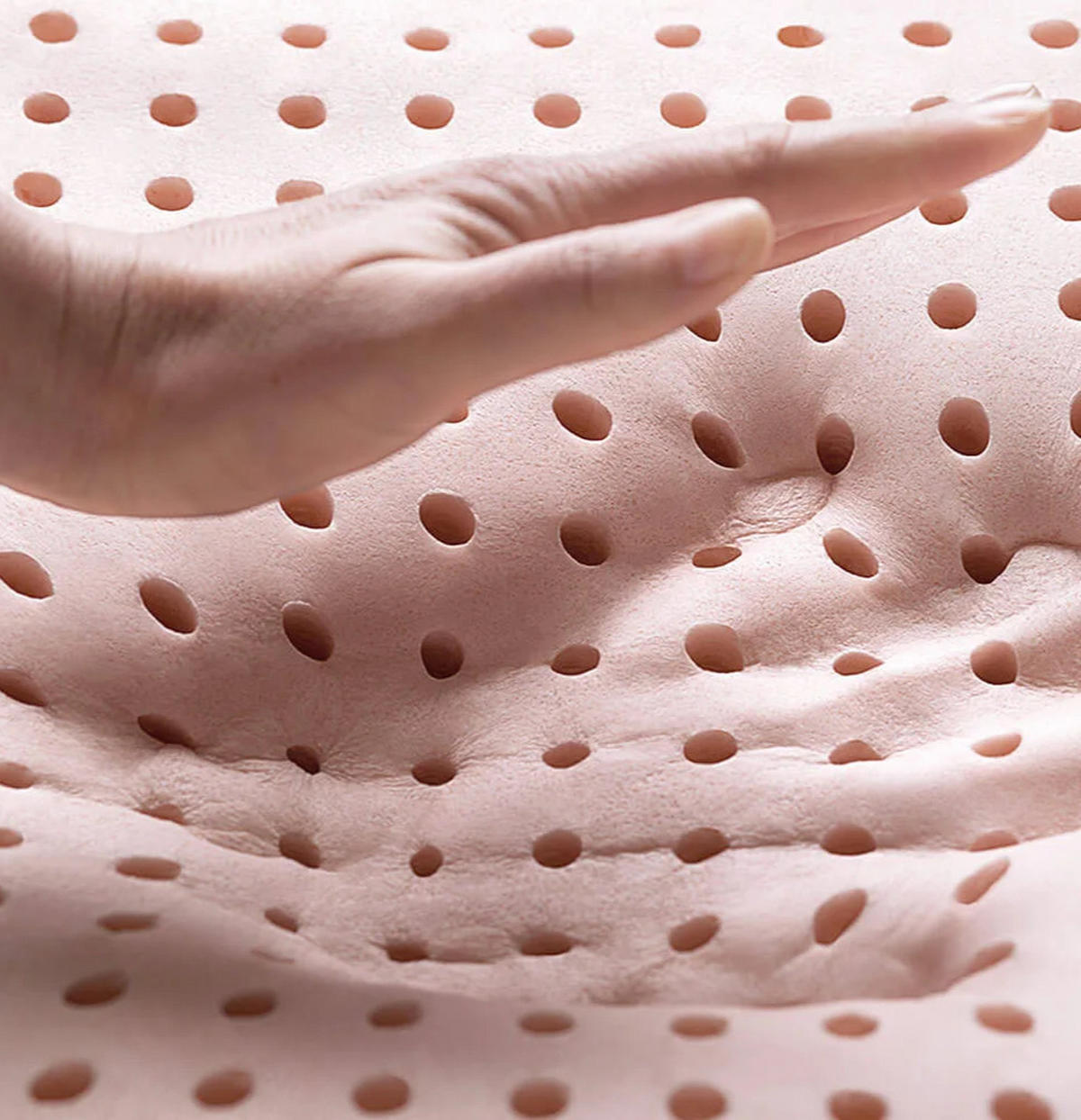 MATRATZE Memory Wave Latex Weiß 200x200 cm H3 – Höhe 18 cm - Weiß, Textil (200/200cm) - Letti Moderni