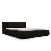 POLSTERBETT Orio 160x200 Schwarz - Schwarz, Textil (160/200cm) - Graingold