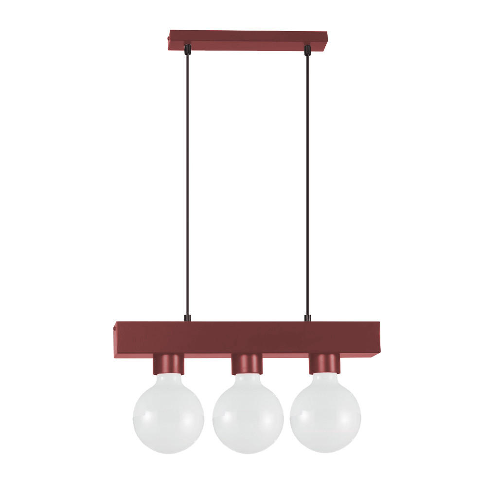 HÄNGELEUCHTE - Rot, Metall (10/30/7.5cm) - Lumicom