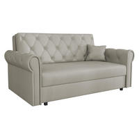 SCHLAFSOFA Viva Roma III - Beige/Schwarz, Holz/Textil (168/85/98cm) - MIRJAN24