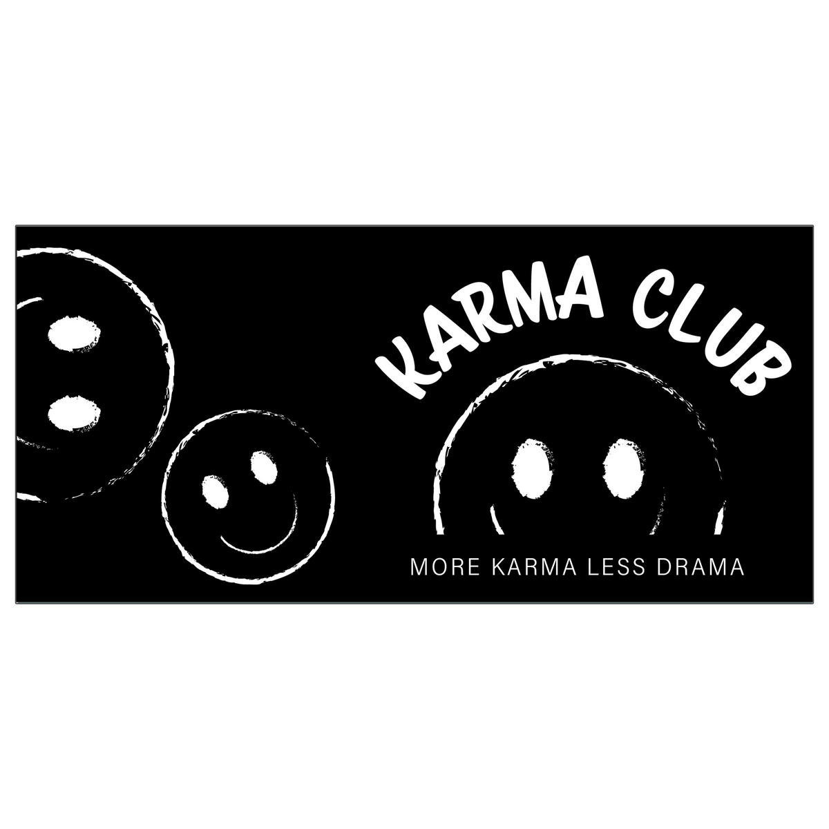 KAFFEEBECHER Karma Club Schwarz 320 ml - Schwarz, Keramik (0.32L) - United Labels
