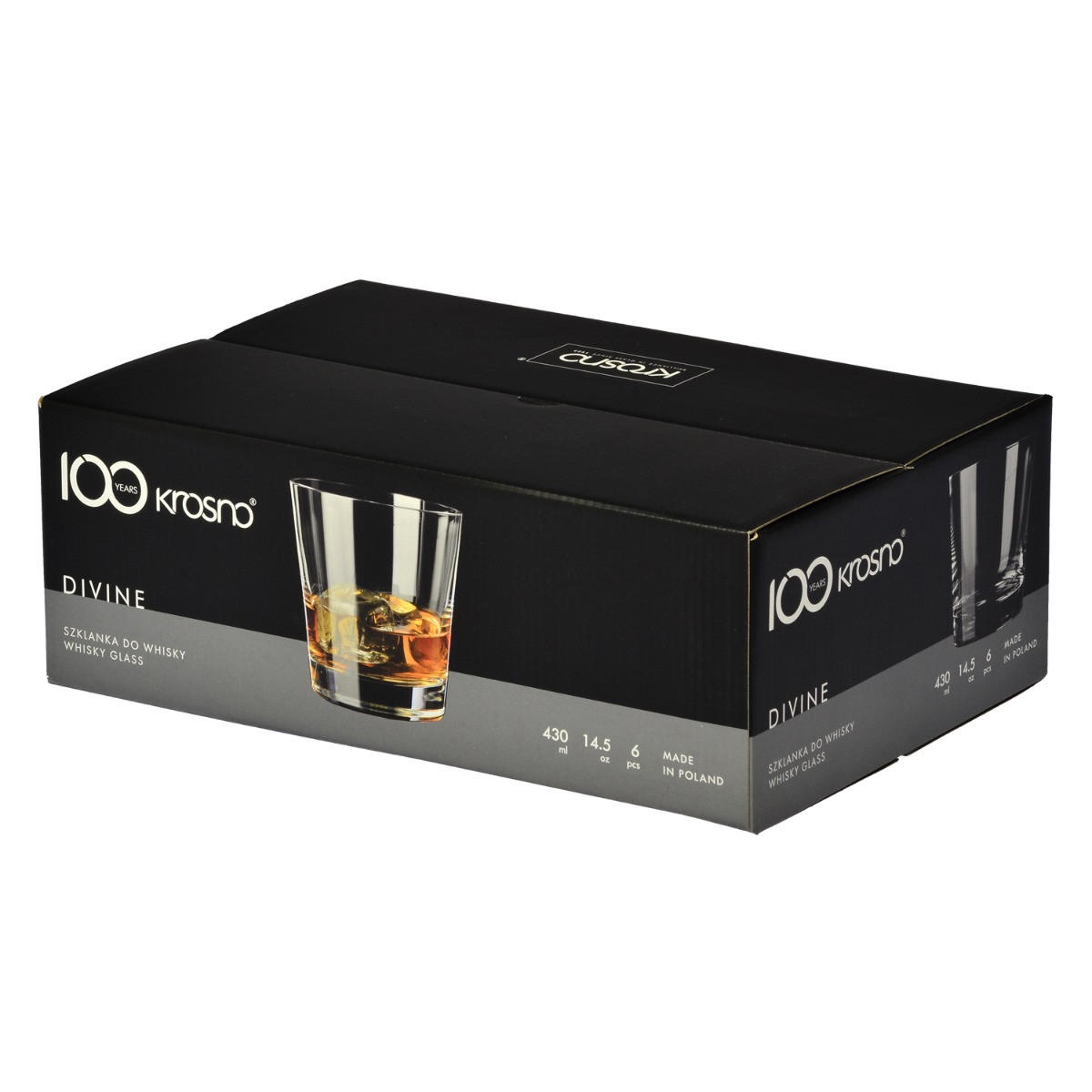 WHISKYGLÄSER DIVINE WHISKY SOUR, 6ER-SET, 390 ML - Transparent, Glas (0.39L) - Krosno Glass