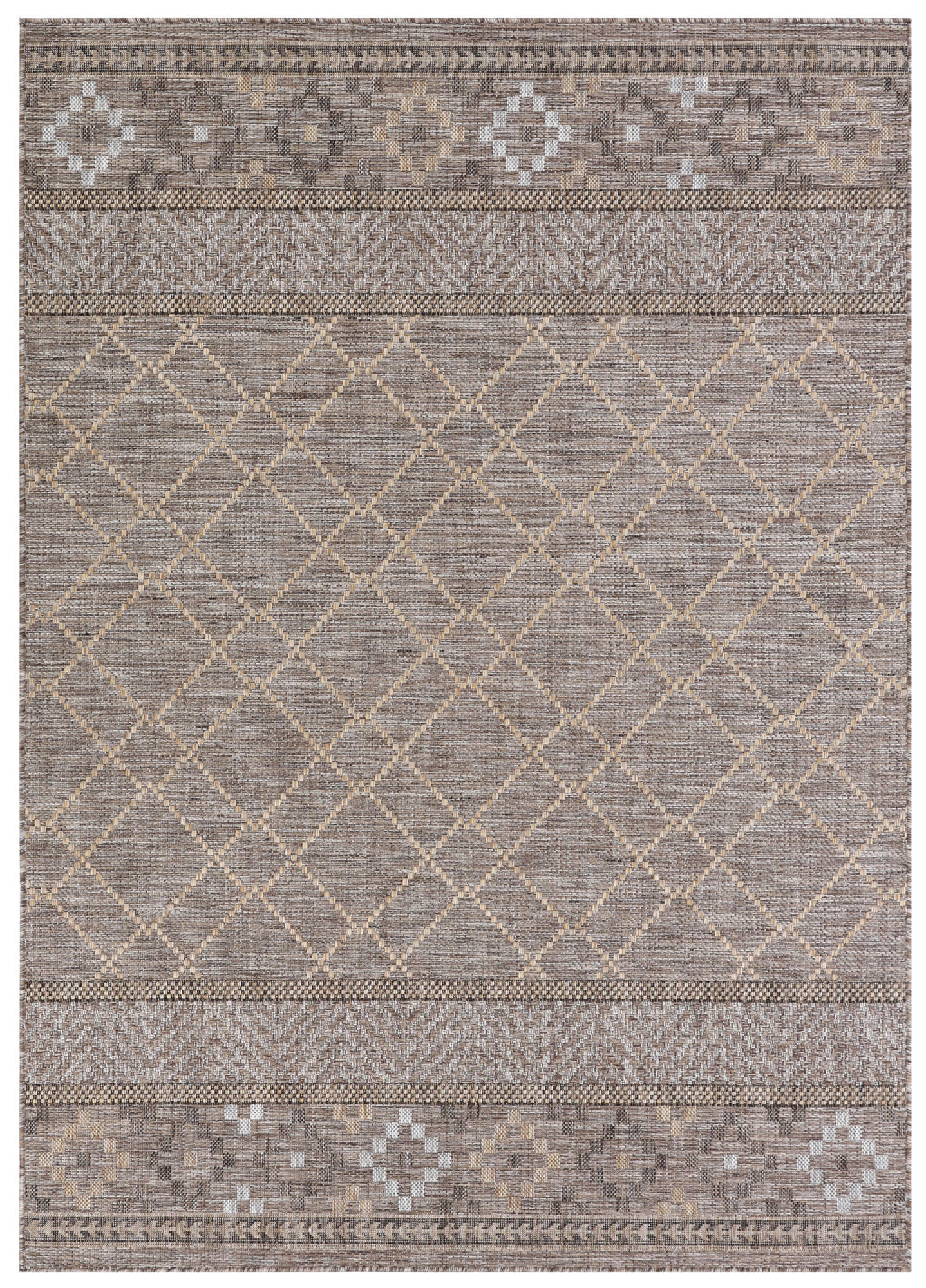 TEPPICH MELISSA BRAUN 240/300 cm - Braun, Textil (240/300cm) - Tapiso