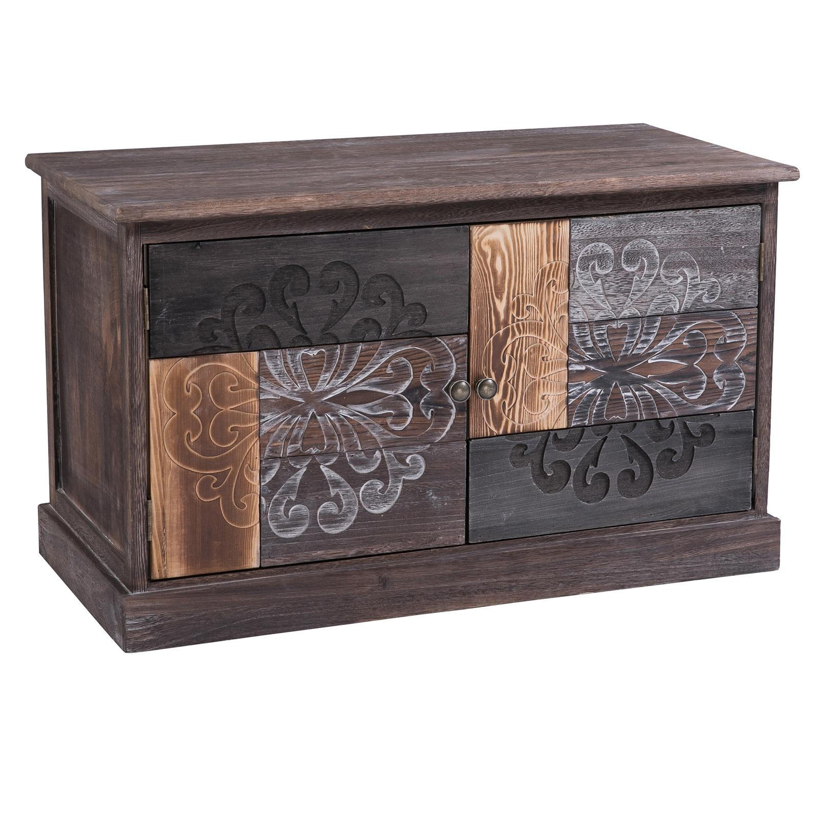 SCHUHBANK MARA - Braun, Holz (75/45/37cm) - CARO-Möbel