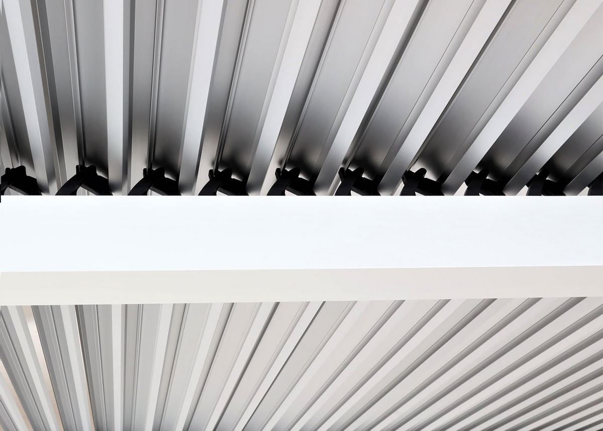 ALU PERGOLA Weiß - Weiß, Metall (590/224/306cm) - MCW