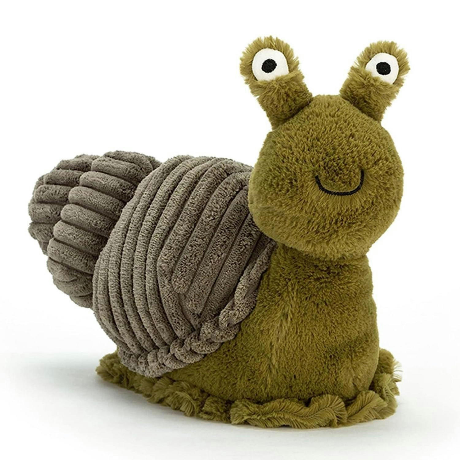 PLÜSCHTIER Schnecke 40 cm - Olivgrün, Textil (20/40cm)