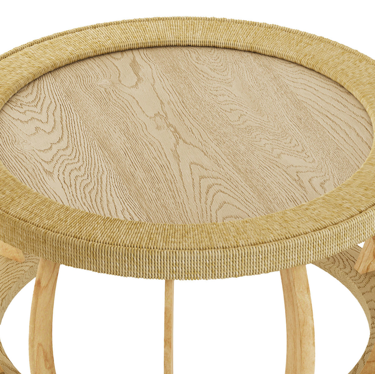 KLUBSKA miza iz masivnega lesa in MDF, 90/90/43 cm naravna - naravne barve, leseni material (90/90/43cm) - BEAOK