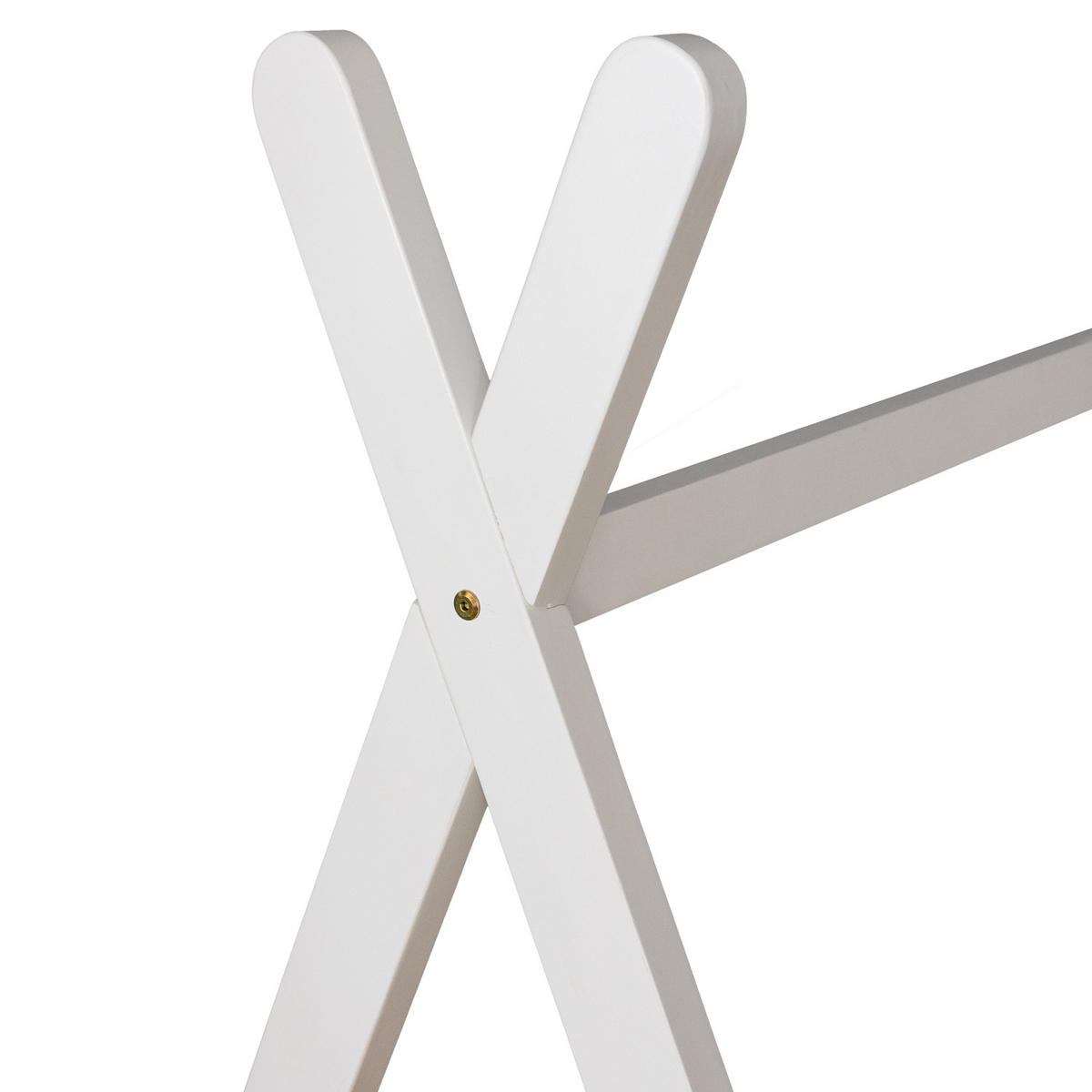 KINDERBETT Valentin Weiß 190/90 cm - Weiß, Holz - Happy Garden