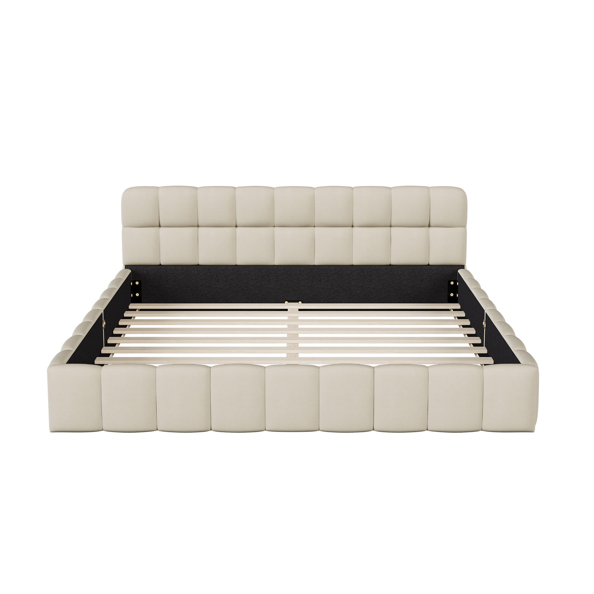 Casiva Polsterbett Beige 160x200 cm