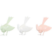 DEKOVÖGEL Luftikus 3er-Set - Multicolor, Metall (11/11/10cm) - FURNARO