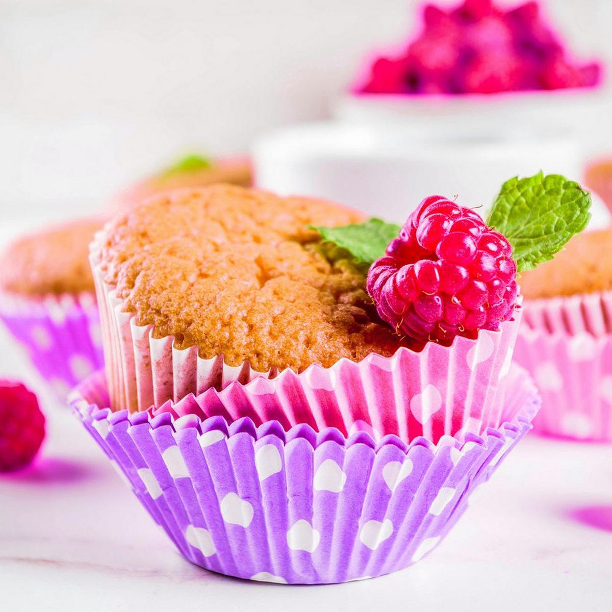 PAPIER-MUFFINFÖRMCHEN 4 cm 200 Stück. - Multicolor, Papier (4/2/4cm) - Orion 