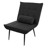 RELAXSESSEL Schwarz - Schwarz, Metall (97/100/79cm) - ML-DESIGN