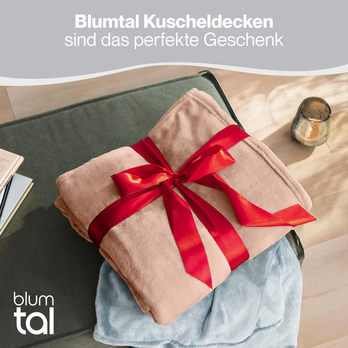 KUSCHELDECKE Anton 130/150 cm, Hellrosa - Hellrosa, Textil (130/150cm) - Blumtal