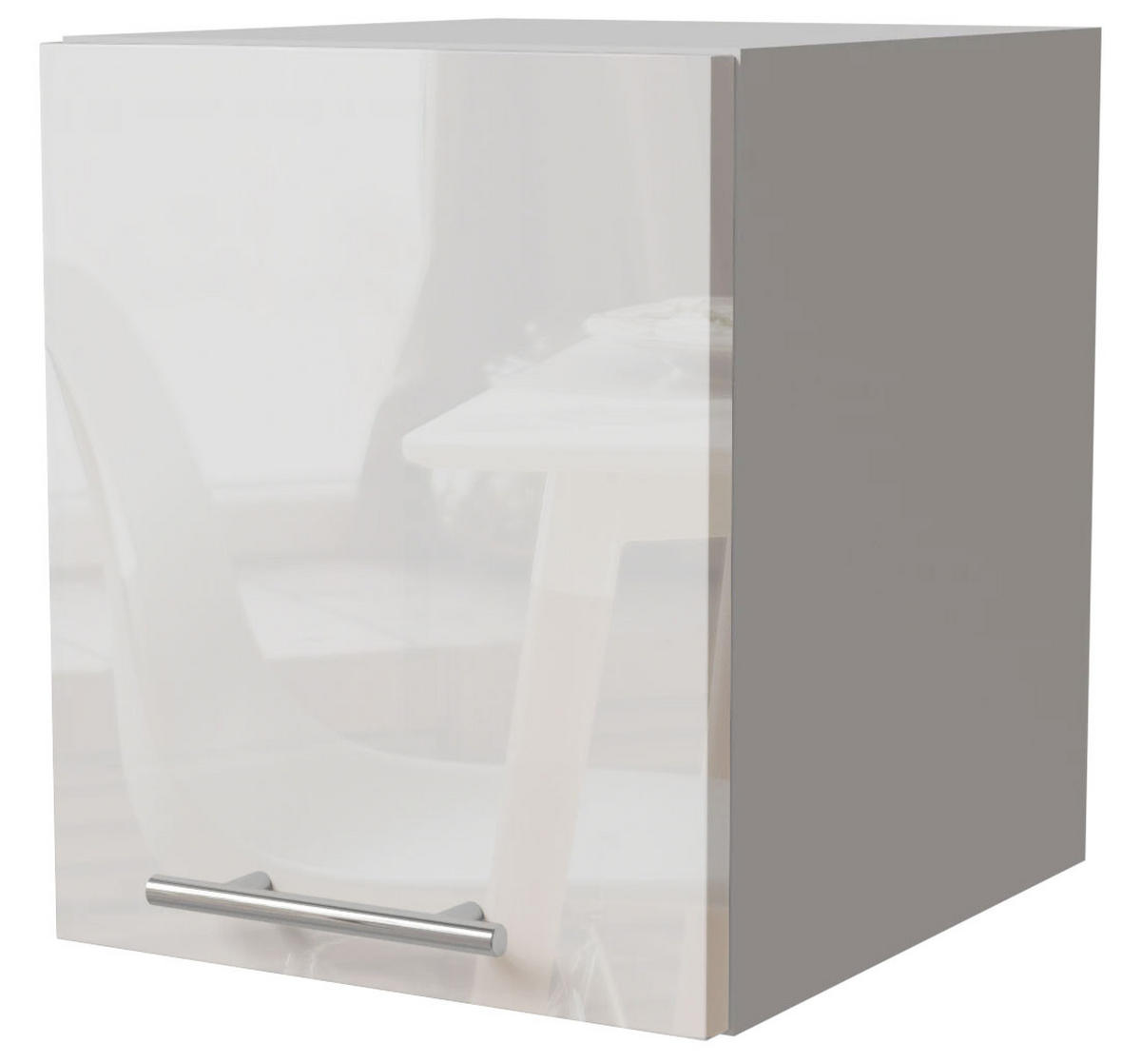 KLAPPHÄNGESCHRANK Essen W4B/30 Weiß Hochglanz / Weiß Matt 30 / 32,5 / 36cm - Weiß Hochglanz/Weiß, Holz/Holzwerkstoff (30/32.5/36cm) - Feldmann-Wohnen