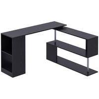 ECKSCHREIBTISCH Schwarz 1 Stück - Schwarz, Holzwerkstoff (140/120/78cm) - GiPP