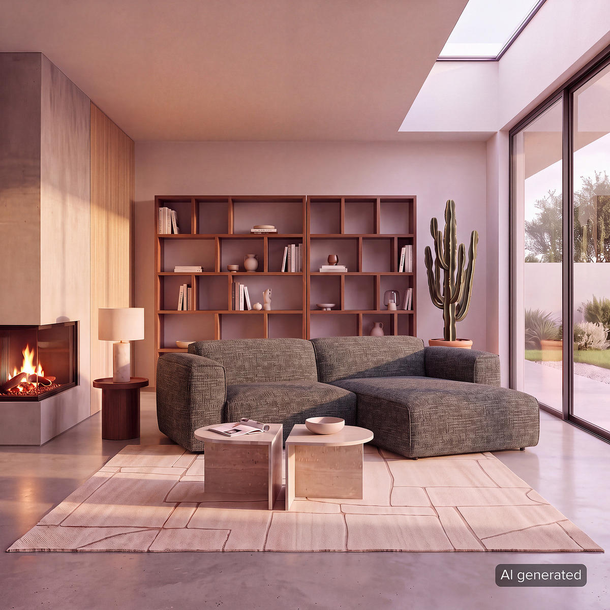 1,5-SITZER ECKSOFA mit Longchair - Schwarz/Grau, Kunststoff/Textil (260/173cm) - home24