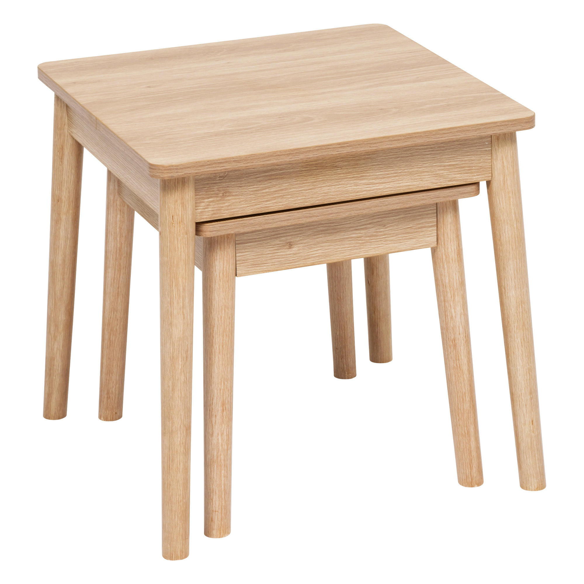 COUCHTISCHE 2er-Set Abana Braun - Braun, Holzwerkstoff (45/45/45cm) - 5five Simply Smart